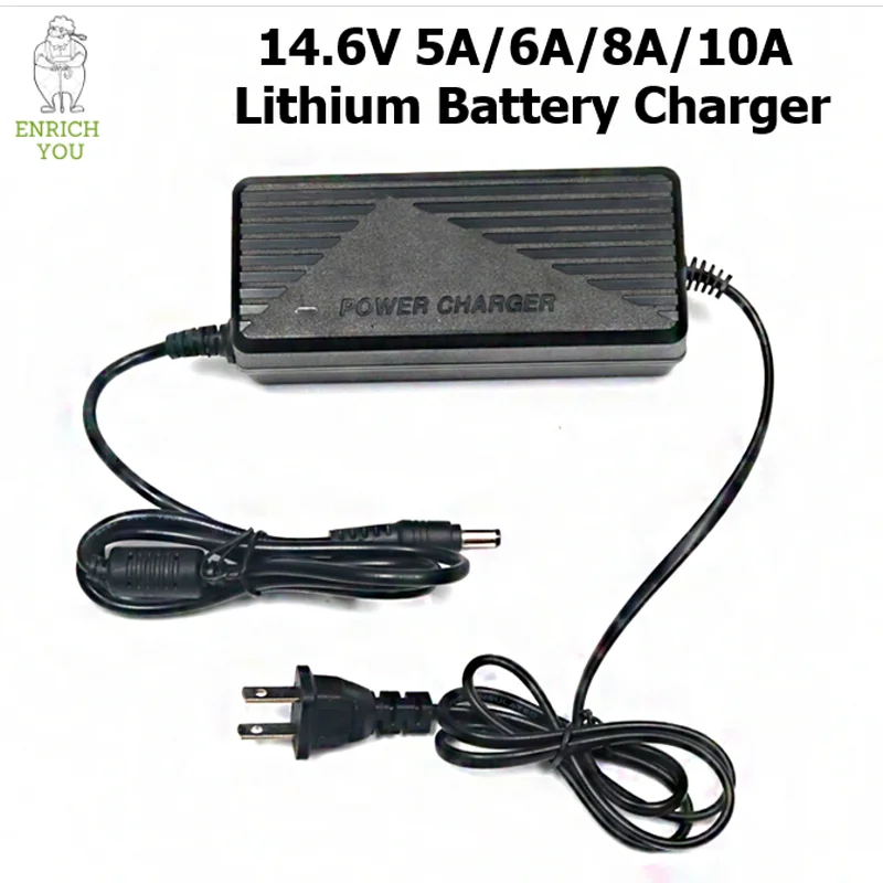 

Output 14.6V 5A/6A/8A/10A Lithium Battery Charger / Lithium Li-ion 12V 12.6V Input 100-240V LiFePO4 Powerbank DIY