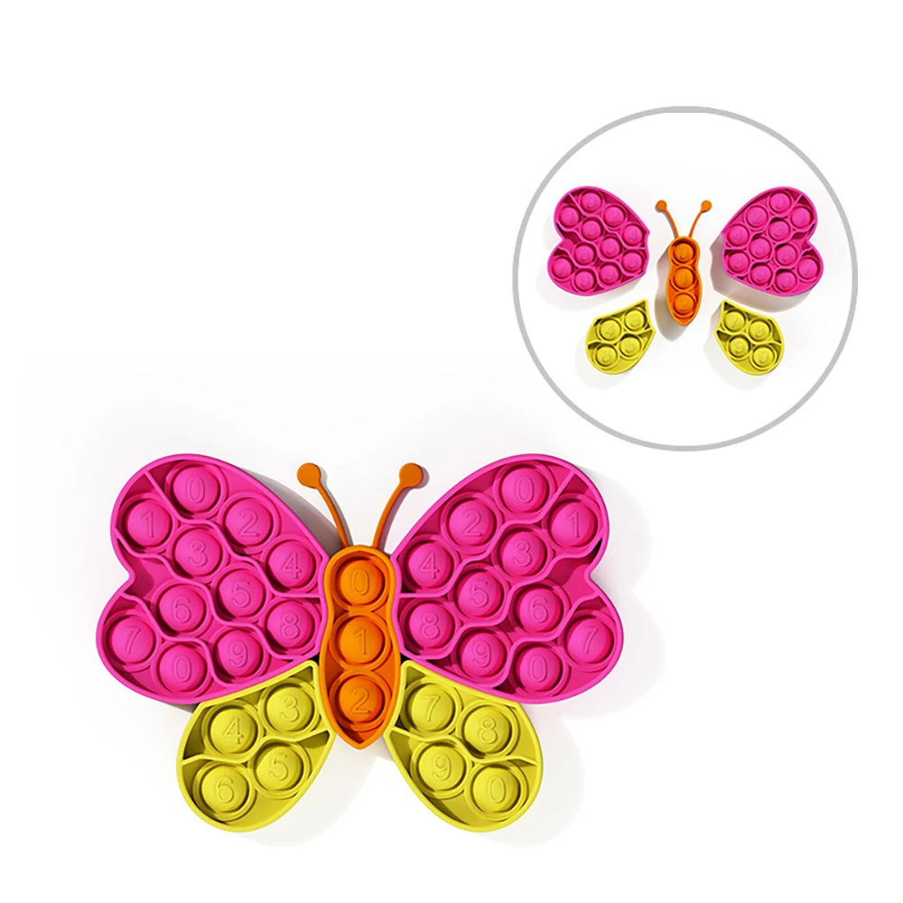 

CSFLY Fidget Toys Anti-Stress Animal Series Simple Dimple Puzzle Early Education Toys For Aldults And Children