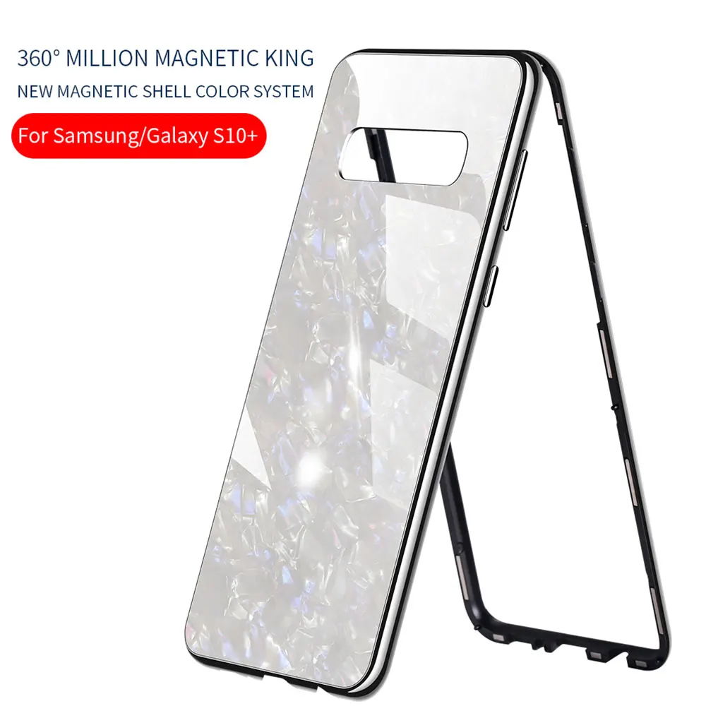 FLOVEME металлический магнитный чехол для телефона Samsung S10 S9 S8 Plus S10E S7 Edge из