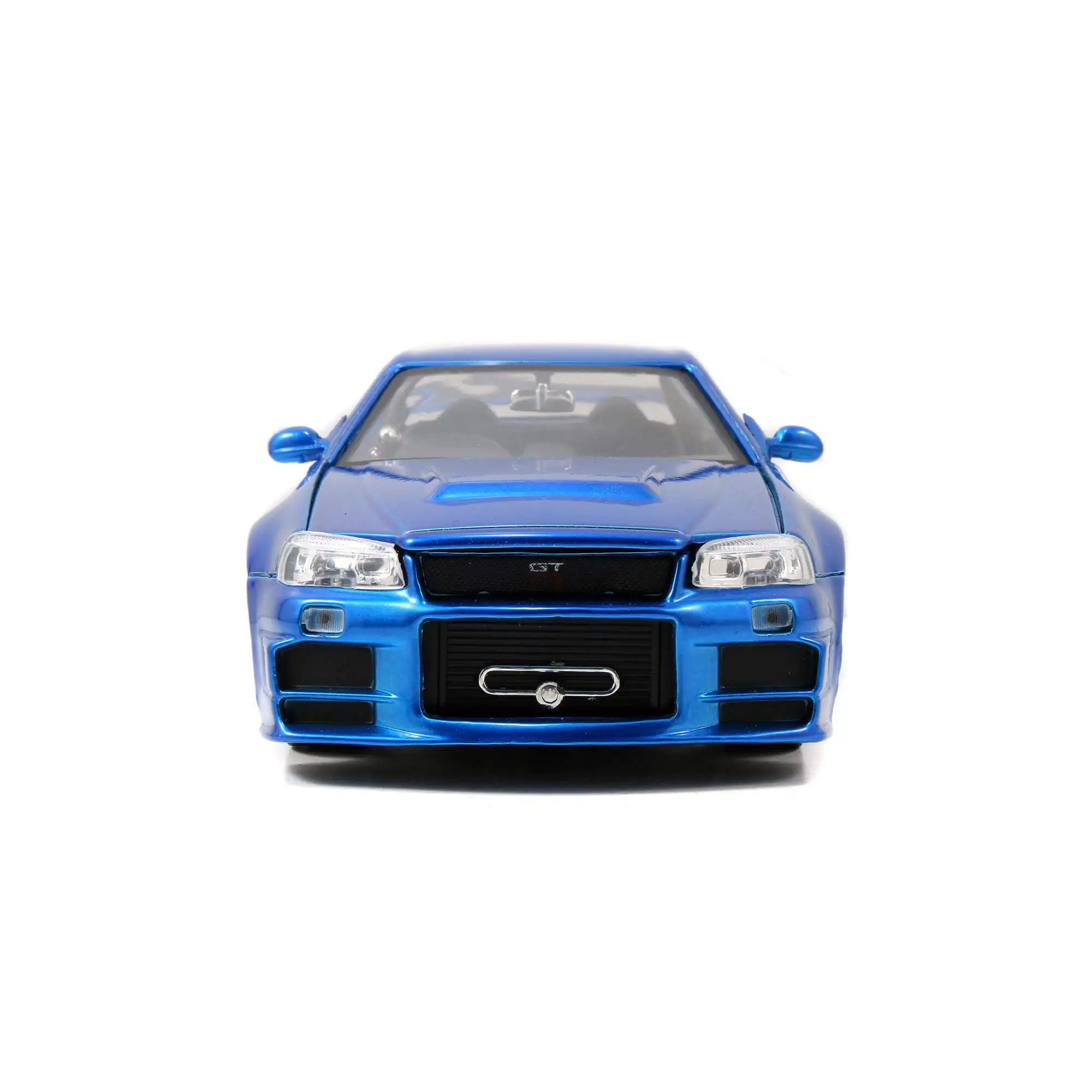 Металлический Чехол Jada Форсаж-Бриан 2002 Nissan Skyline GT-R (BNR34) (1:24) Blue Edition JDM Street Drift Super Cars |