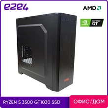 Системный блок e2e4 Engineer AMD Ryzen 5 3500 16Гб 240Гб SSD 1Тб HDD GeForce GT 1030 DOS R5 16G