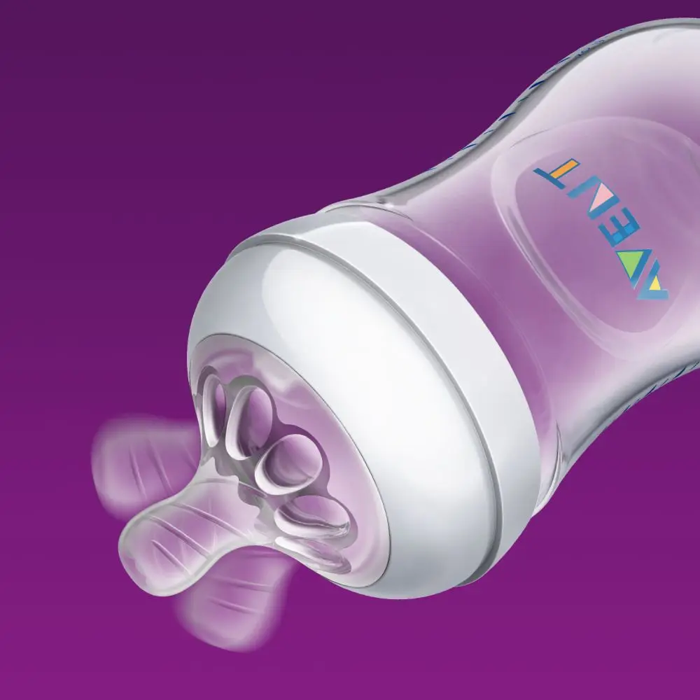 Philips Avent Бутылочка для кормления 260 мл 2шт серия NATURAL 2.0 пластик|Бутылки| |