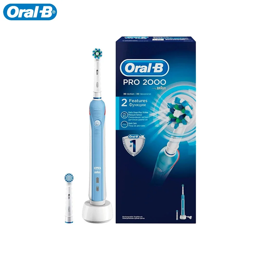 Электрическая зубная щетка Oral B PRO 2 2000N CrossAction D 501.513.2|Электрические зубные щетки| |
