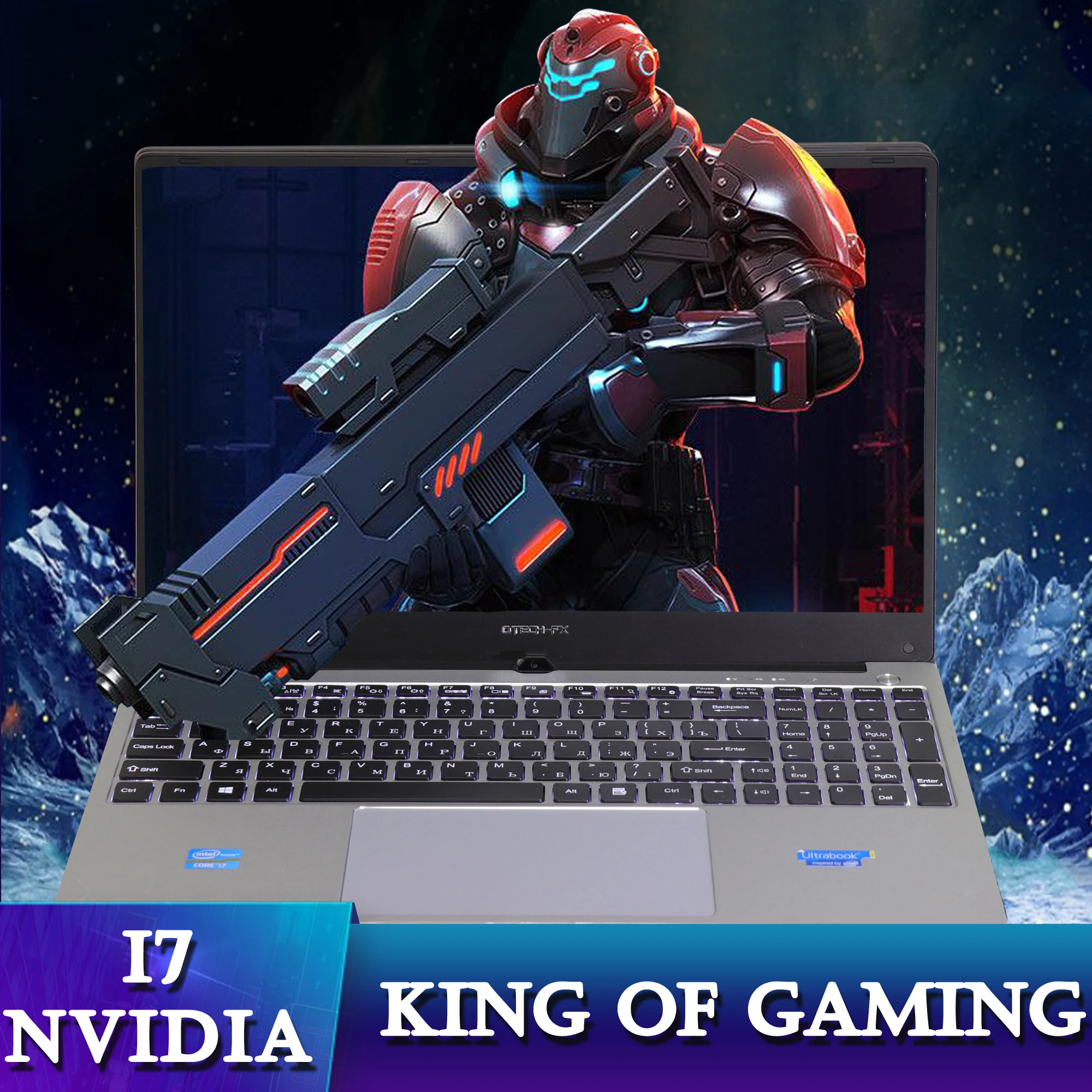 

Gaming Nvdia 2GB i7-6500U 16G RAM 750B HDD +512G SSD 15.6" Metal Ultrabook Arabic AZERTY Italian Spanish Russian Keyboard