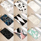 Мраморный Придверный коврик, коврик, Коралловый бархатный ковер, резиновые цветные комнатные коврики, нескользящий коврик для ванной комнаты