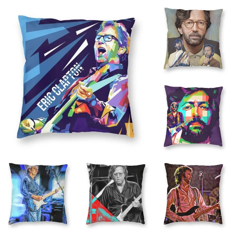 Разноцветная наволочка для подушки Эрик Клэптон Wpap домашние декоративные