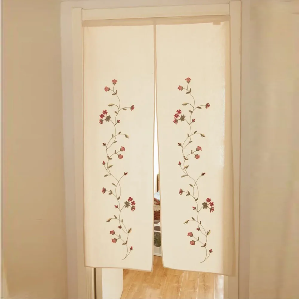 Цветочный вышитый дизайн стрекоза абстрактный лоза цветы милый дом льняные ноэн