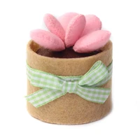plant felt sewing kit for children fun handmade diy creative gift for kids include everything easy to make gift box package a
