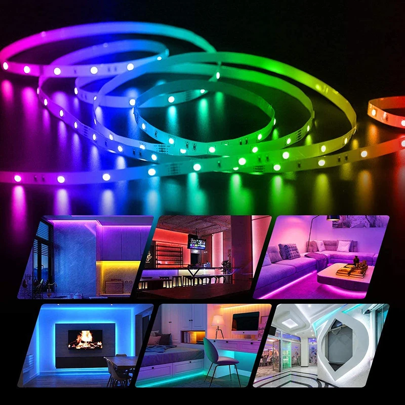 

LED Light Strips 5V USB Flexible Ribbon Light RGB marquee strip Diode TV Background Lighting For Decoration Bedroom TV BackLight