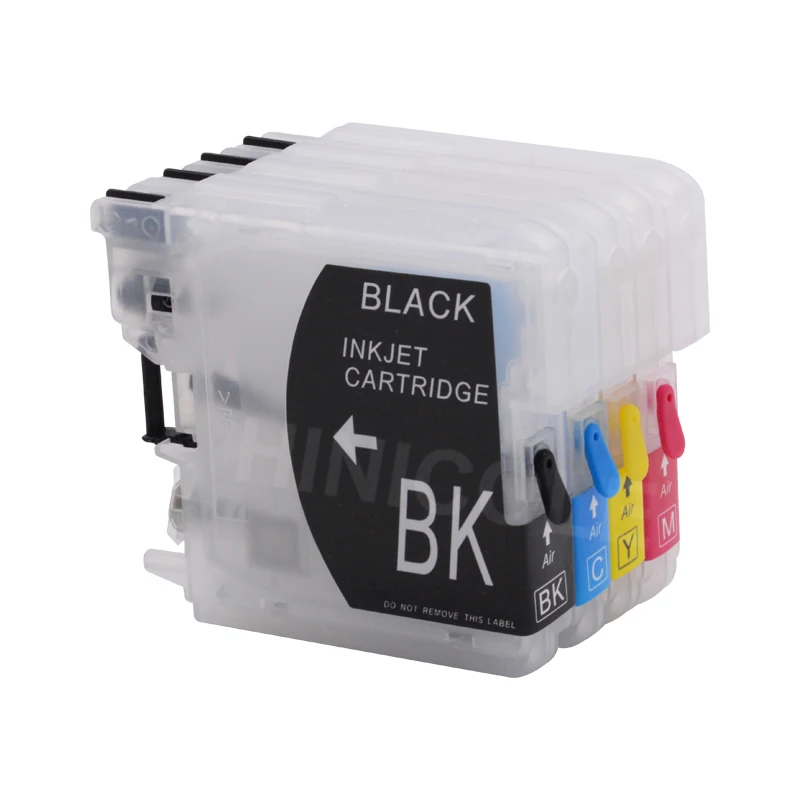 Чернильный картридж для принтера hin1x LC65 XL + чернила 400 мл Brother LC11 LC16 LC38 LC61 LC67 LC980 LC990