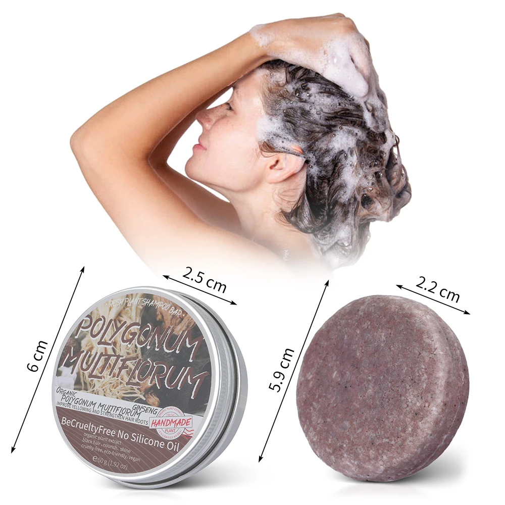 Мыло для волос ручной работы 60 г 100% чистые натуральные растительные шампуни