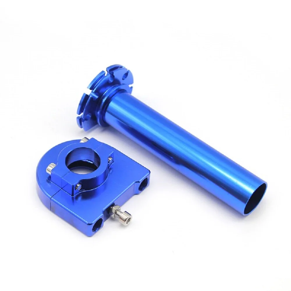 Ручка газа (алюминий) №11 (комплект из 2х частей) (синий)