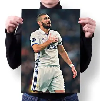 Плакат Бензема Карим Benzema Karim №3 А4 | Дом и сад