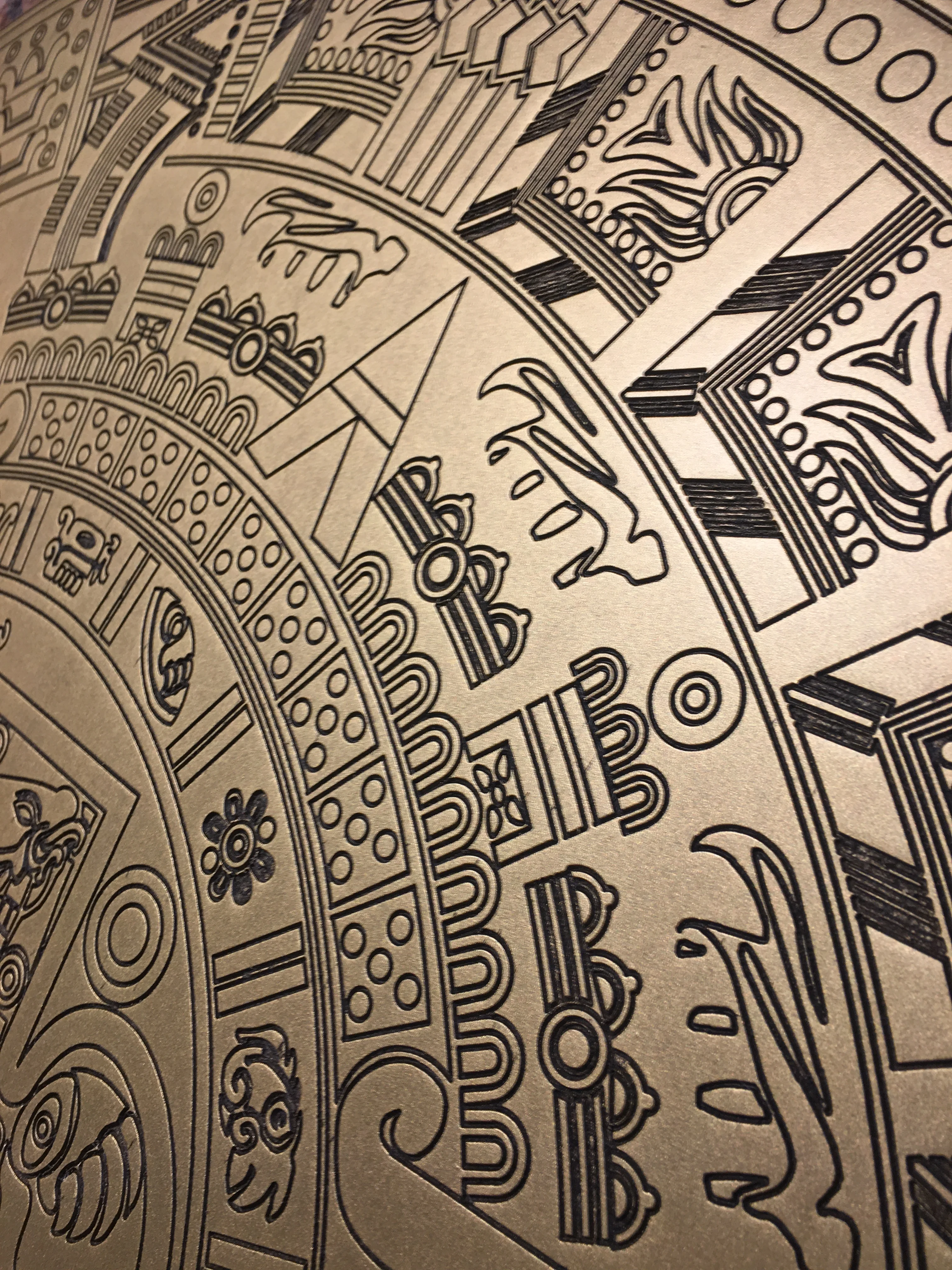 Деревянный настенный Декор AZTEC MAYAN | Мебель