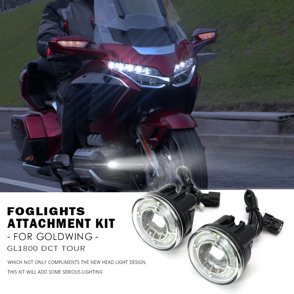 

Motorcycle LED Driving Fog Light for Honda Goldwing GL1800 Accessories Tour DCT Airbag GL 1800 2018-2021 Lamp Strobe Foglights