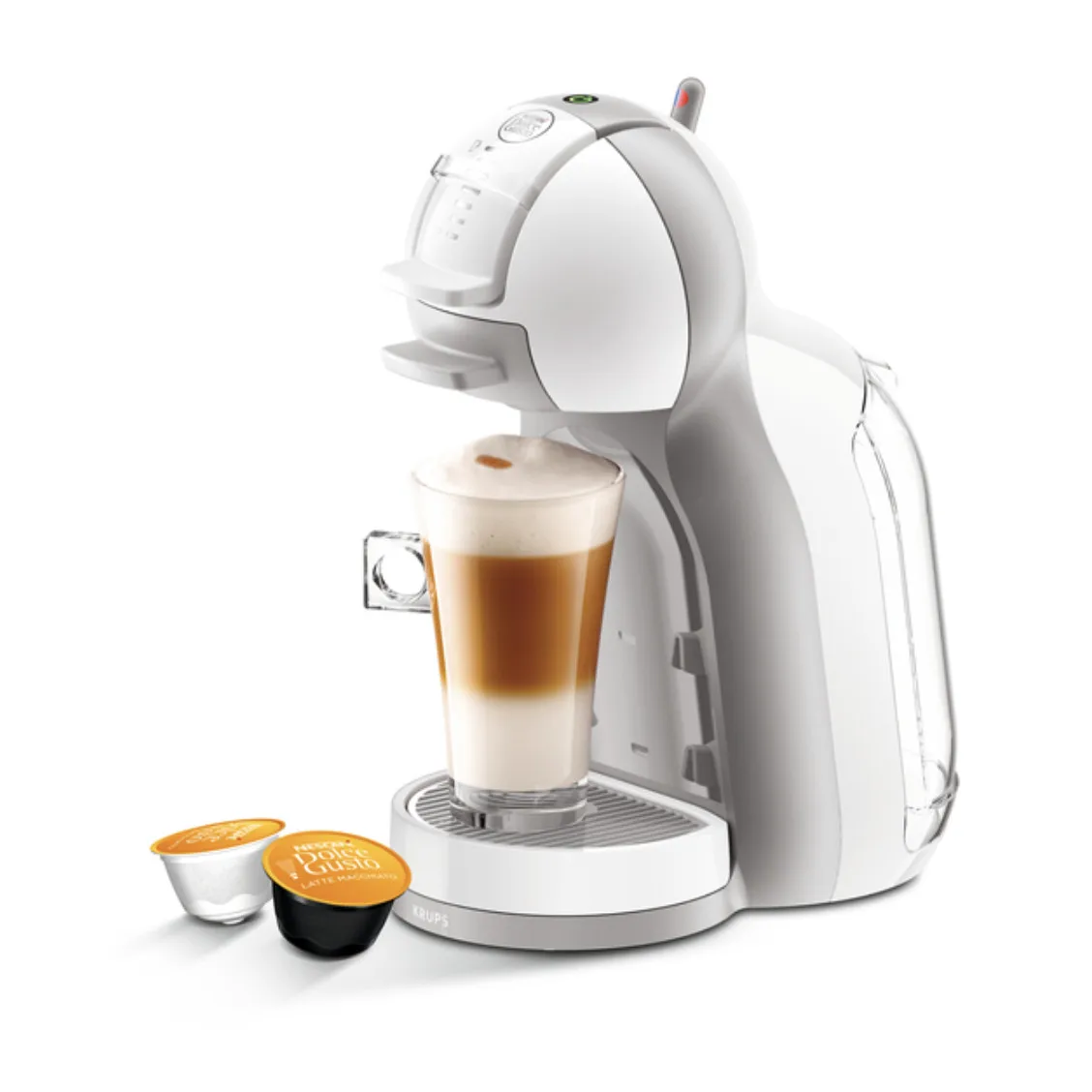 Cafetera cápsulas Krups Mini Me S Nescafé Dolce gusto Máquina de café en cápsulas 0,8 L, automática, compacta y moderna