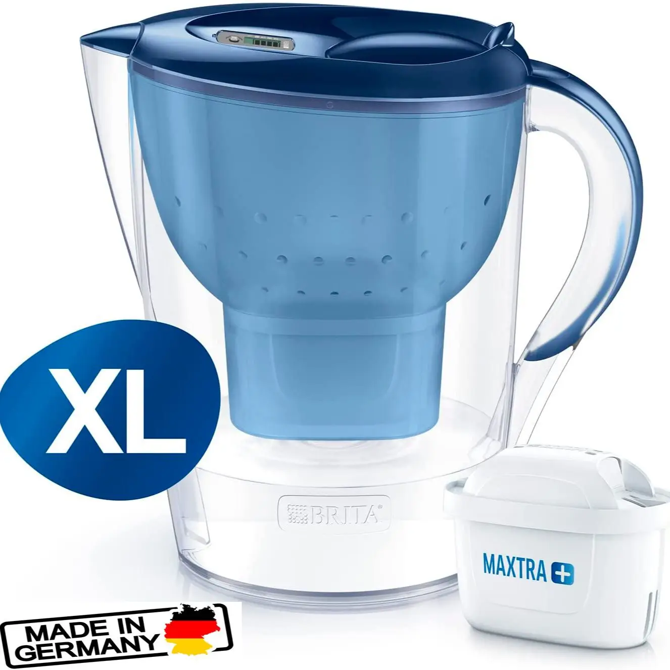 

Brita Marella XL Blau Water Jug Filter 3.5L Size Blue Pitcher Water Filters