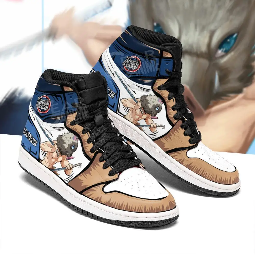 

Inosuke Shoes Boots Skill Beast Breathing Demon Slayer Anime Sneakers Fan