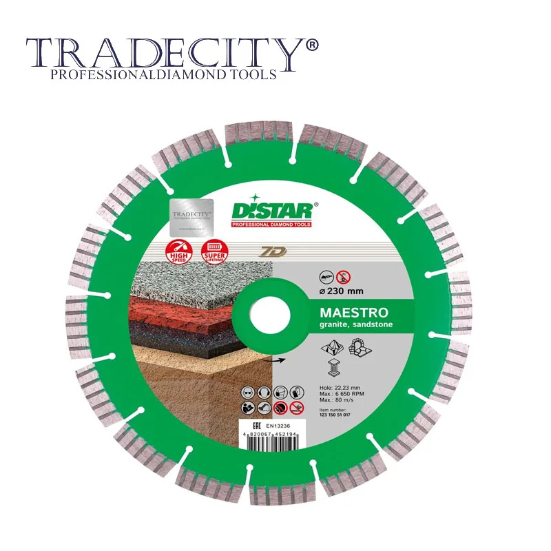 TRADECITY Алмазный отрезной диск 1A1RSS-W MAESTRO | Инструменты