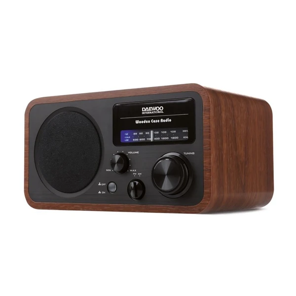 ТРАНЗИСТОР радио Daewoo DRP-134 AM/FM дерево |