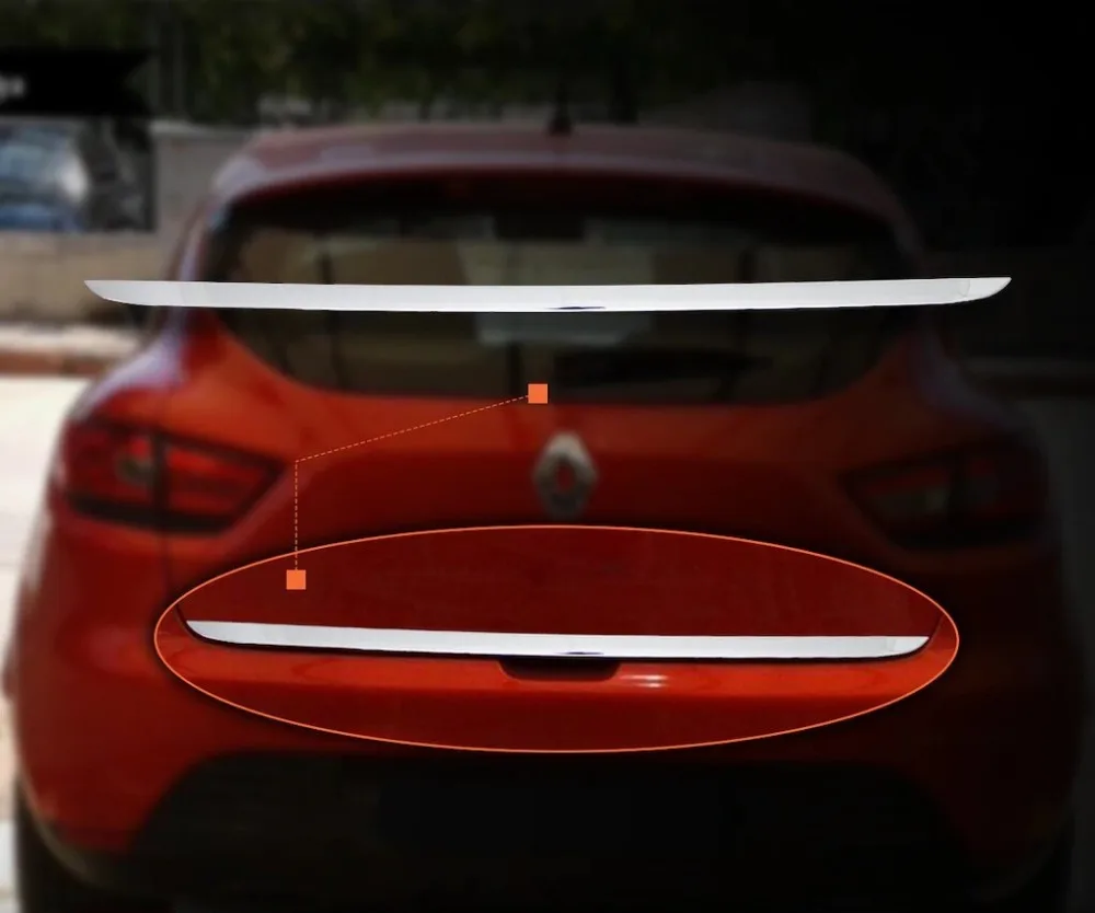 Renault 2012 2018 CLIO IV HB хромированный набор аксессуаров из нержавеющей стали 15 шт. (окно