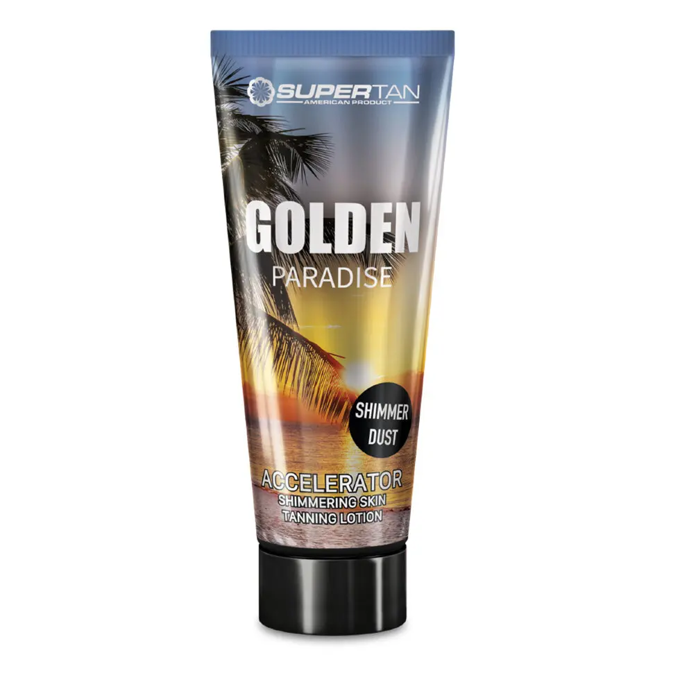 SUPERTAN GOLDEN PARADISE 200 мл. Крем для загара в солярии и на солнце. |