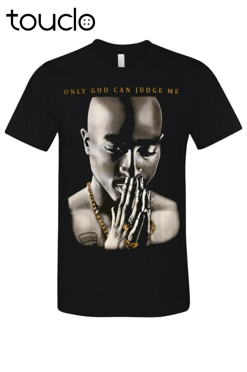 Винтажная графическая футболка 2Pac с надписью только Бог может судить меня
