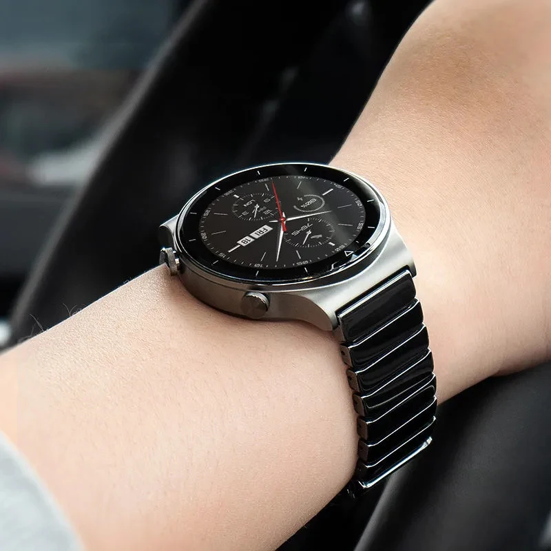 22mm Strap for Original Huawei Watch 3 Pro Ceramics Watch Band for GT 2 46mm Magic 2 GT2e Wrist Band For Samsung galaxy watch 3