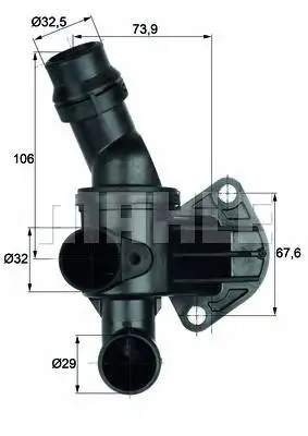 Термостат VW Golf/Passat/Jetta Audi A3 2.0TFSi 04 MAHLE KNECHT|Диски колёсные| |