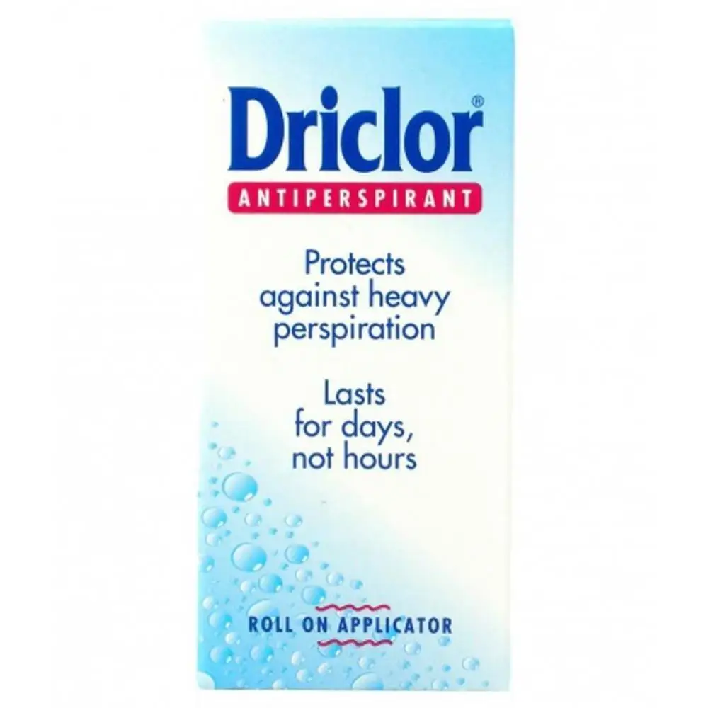 

Driclor Solution Roll-On 20 ml - Antiperspirant Driclo for the treatment of excessive perspiration