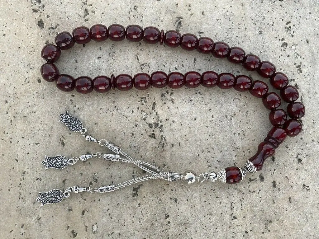 

Tasbih оттоманка ффуран немецкий вишня Янтарный сандаловый четки Misbaha Бесплатная доставка #19