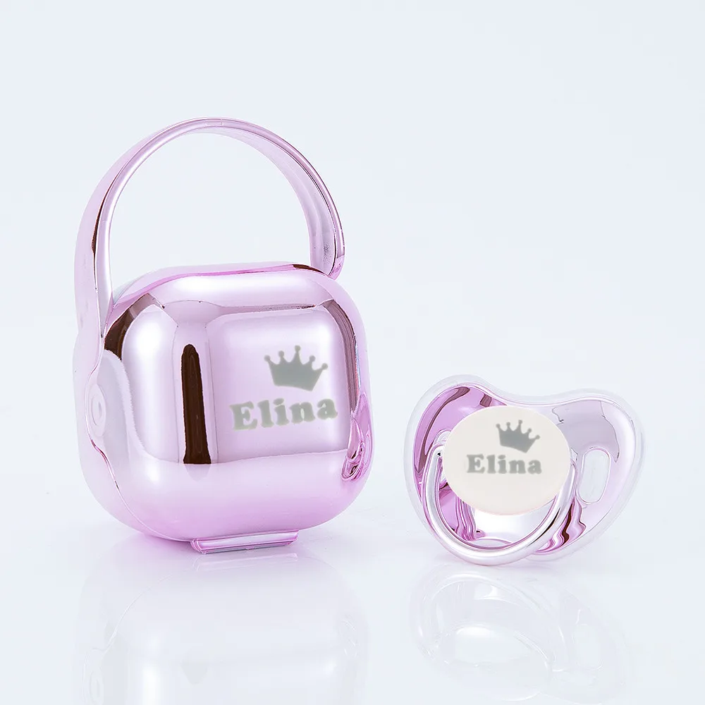 Уникальная Коробка для хранения соски и пустышки миокар золотистого голубого