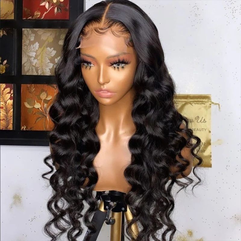 

Smooth Body Wave Lace Front Wigs Loose Wave Synthetic Wigs for Black Women Heat Resistant Fiber Hair Synthetic Wigs Daily Wig