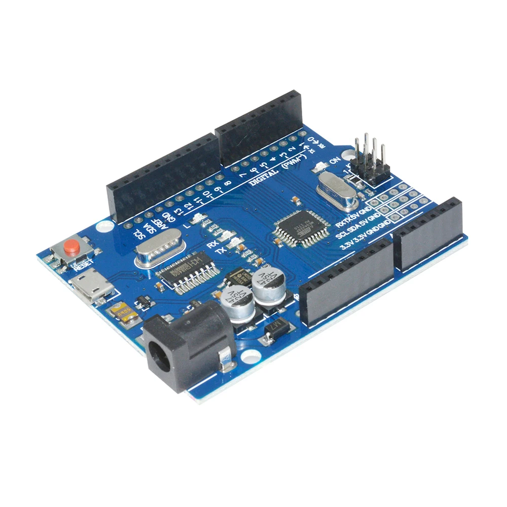 

CH340G R3 MEGA328P R3 ATMEGA328P AU Compatible CH340 Micro USB Interface for Arduino Development Board