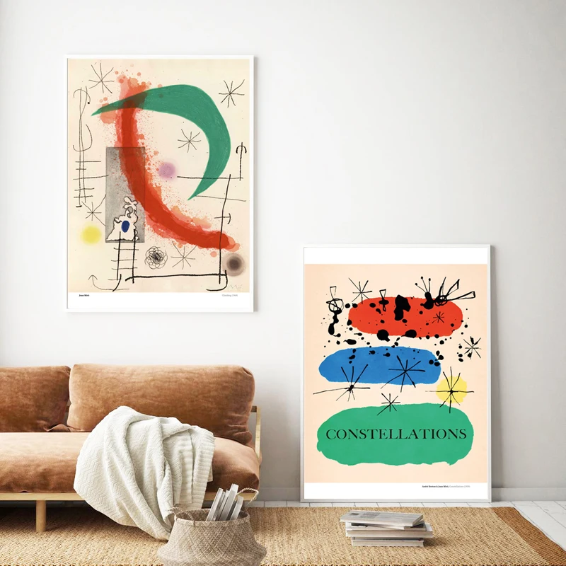 Абстрактная живопись художественные принты испанский сюрреалистический