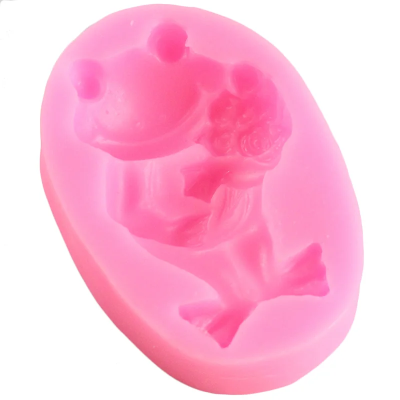Лягушка силиконовая форма для кекса фигурки жениха и невесты Животные