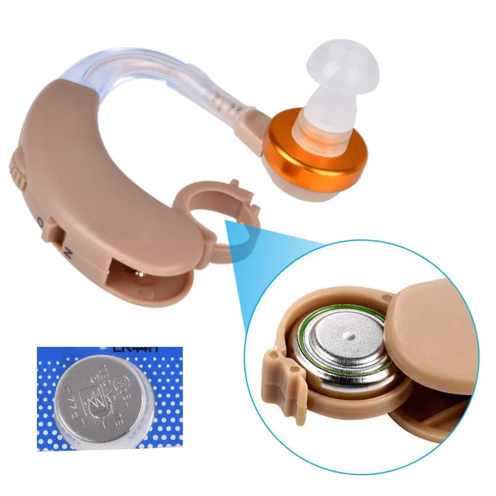 

F-138 Sound Amplifier Hearing Aids In Ear Hearing Aid Device Battery Powered with Storage Case For Deafness For The Elderly
