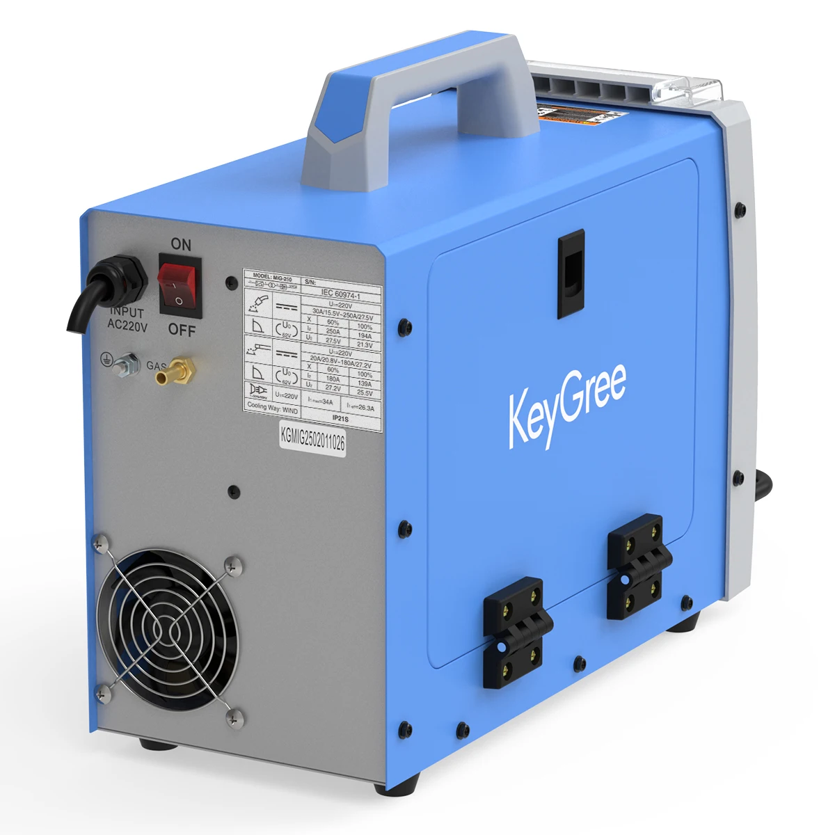 KeyGree mig 250 multifunction Stick/MIG/Lift TIG welding machine gas/gasless portable CO2 MIG welder 3in1 220V intelligent weld |