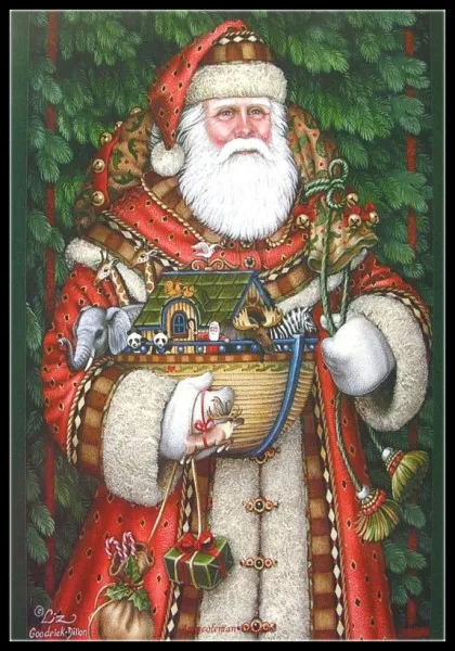 200w x 290h Arctic santa claus-счетный Набор для вышивания крестиком-рукоделие ручной работы для вышивания 14 карат Наборы для вышивания крестиком Рождественский праздник - Цвет: 200w x 290h