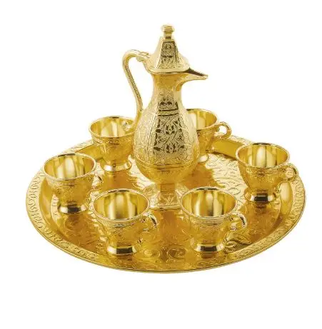 

Stylish presentation in Turkish gold pattern Pilgrim and Umrah Gift 6-Person Zemzem Set 8-Piece Zemzem Set Zemzem Full Set and r