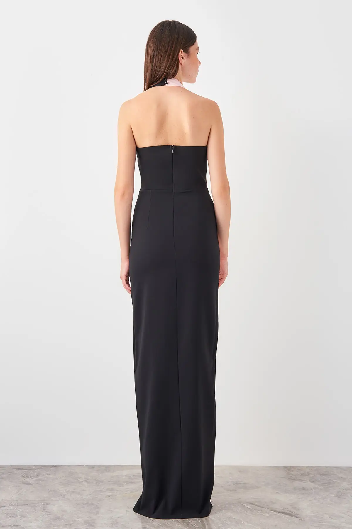 Trendyol с цветными блоками вечернее платье TPRSS19AE0029 | Свадьбы и торжества