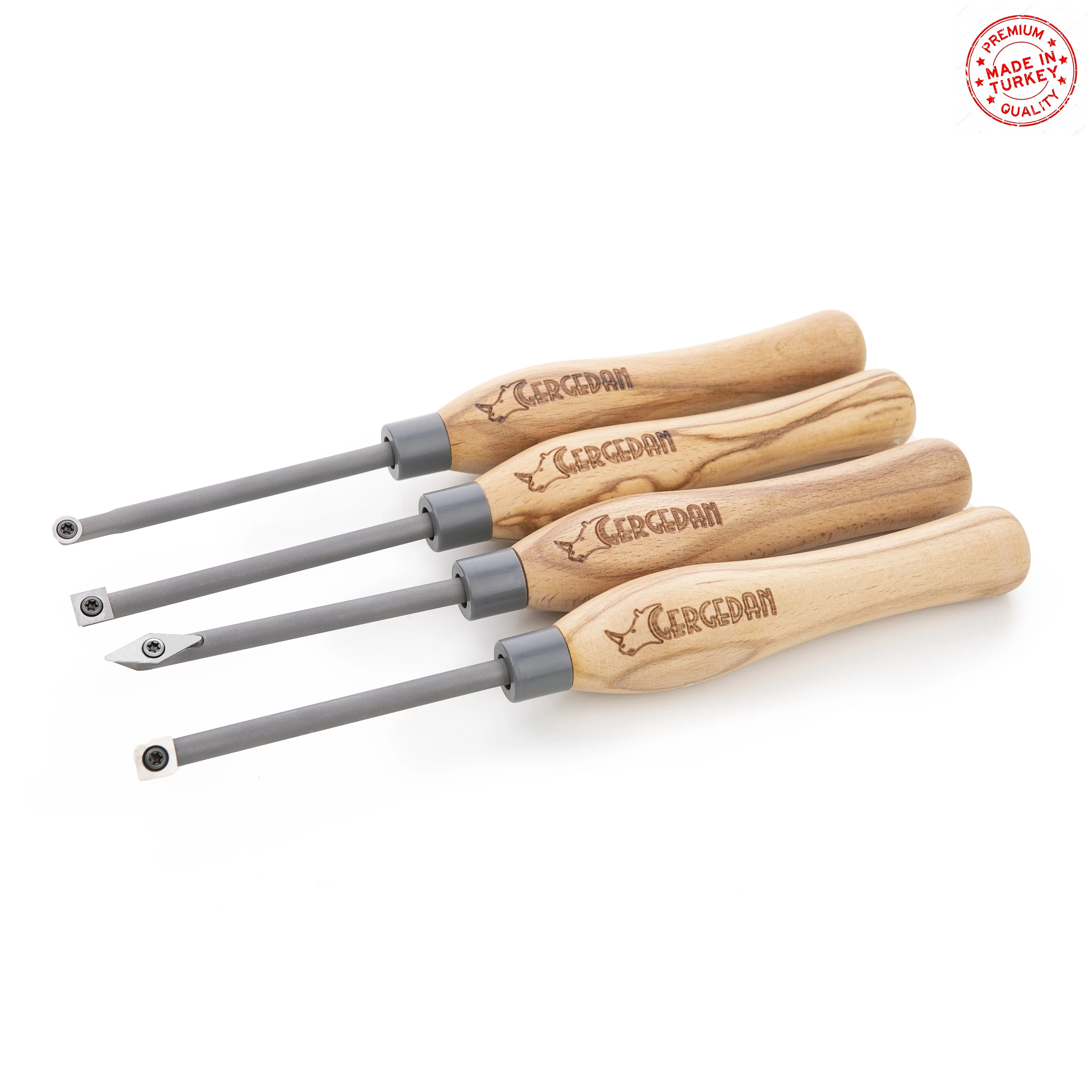

Wood Turning Lathe Tools Set Pro - 8 With Carbide Inserts Cutter WoodWorking Hand-Held Knife