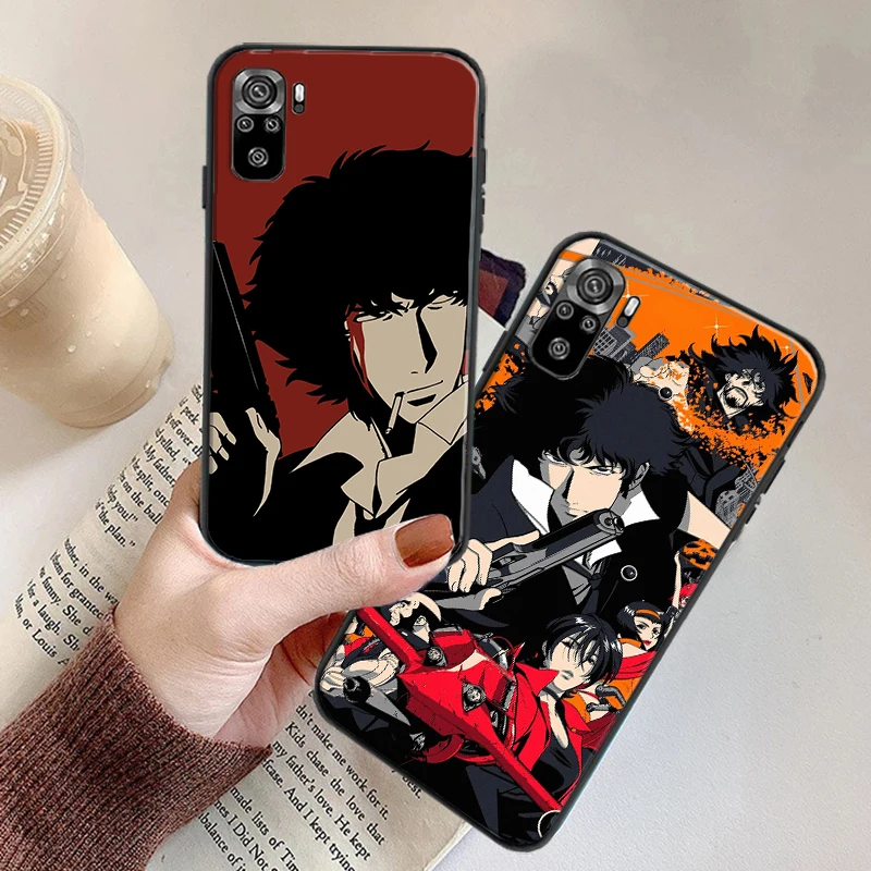 

Anime Cartoon Space Cowboy Bebop Phone Case For Xiaomi Redmi 9 9i 9AT 9T 9A 9C 10X 4G 5G Note 10 10T 5G 10S 10 5G Back Cover