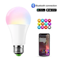 e27 b22 wireless bluetooth smart bulb 15w rgbw home ac 110v 220v led magic rgbww lighting lamp color change dimmable for home
