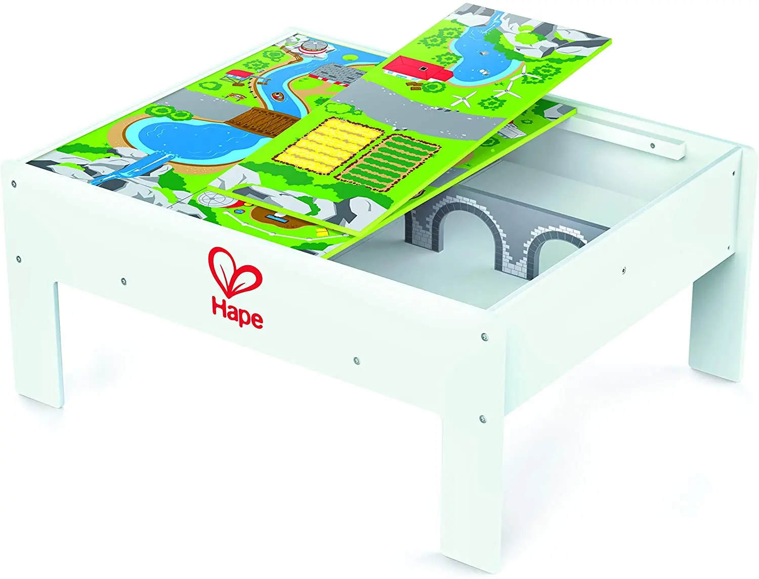 Двусторонний стол Hape с системой хранения (E3714_HP) |