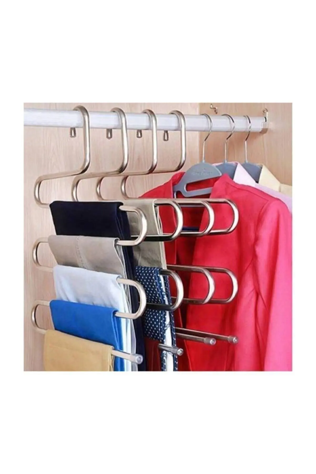 

Metallic Cabinet Interior Smart Chrome Hanger Pants
