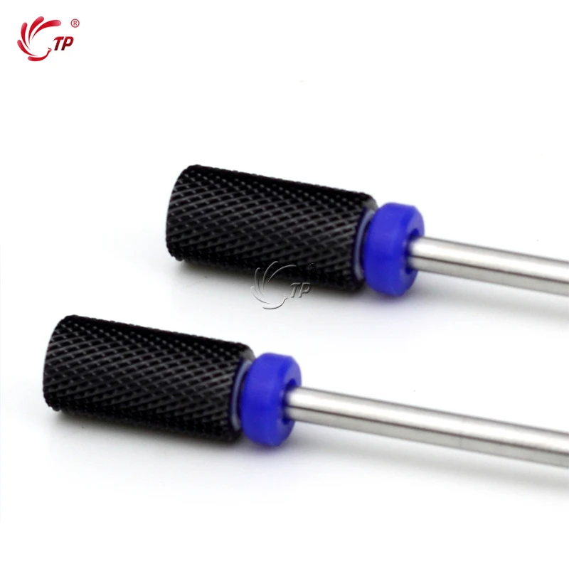 Черные керамические фрезы для ногтей в форме пули Электрический Фрезер маникюра