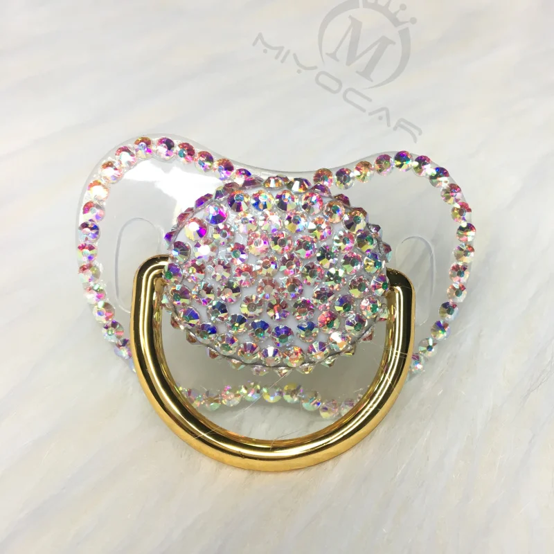 MIYOCAR ручной работы bling черные стразы соска королева и король стильная пустышка