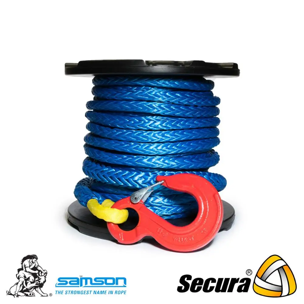 Синтетический трос AmSteel Blue 11мм из оригинального Dyneema комплект для установки на