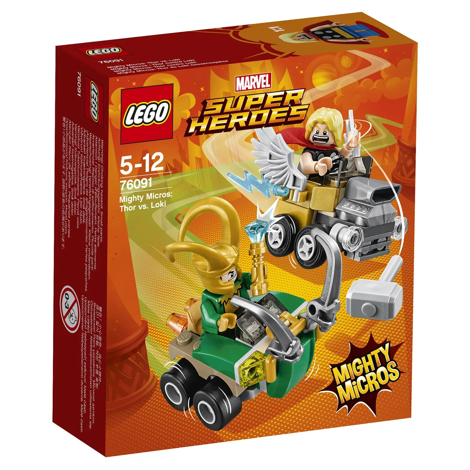 Конструктор LEGO Mighty Micros: Тор против Локи Super Heroes (76091)|Блочные конструкторы| |